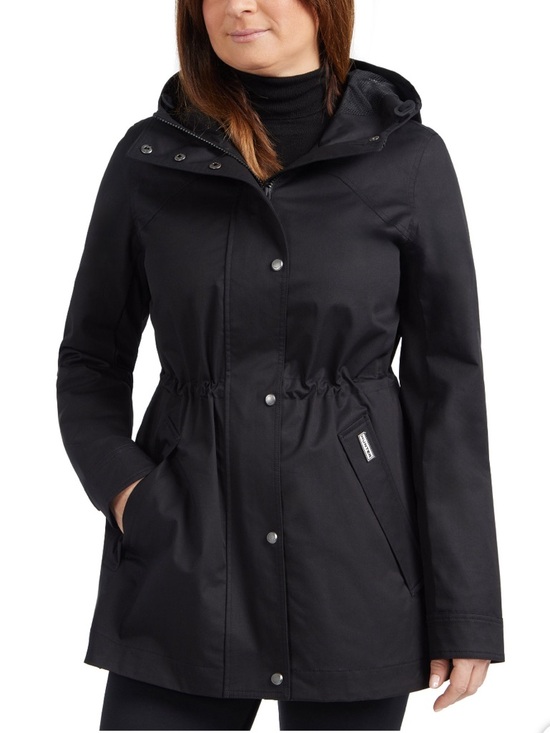 Hunter Jackets & Blazers - Hunter Black Hooded Waterproof Rain Zip Up Anorak Jacket Size L